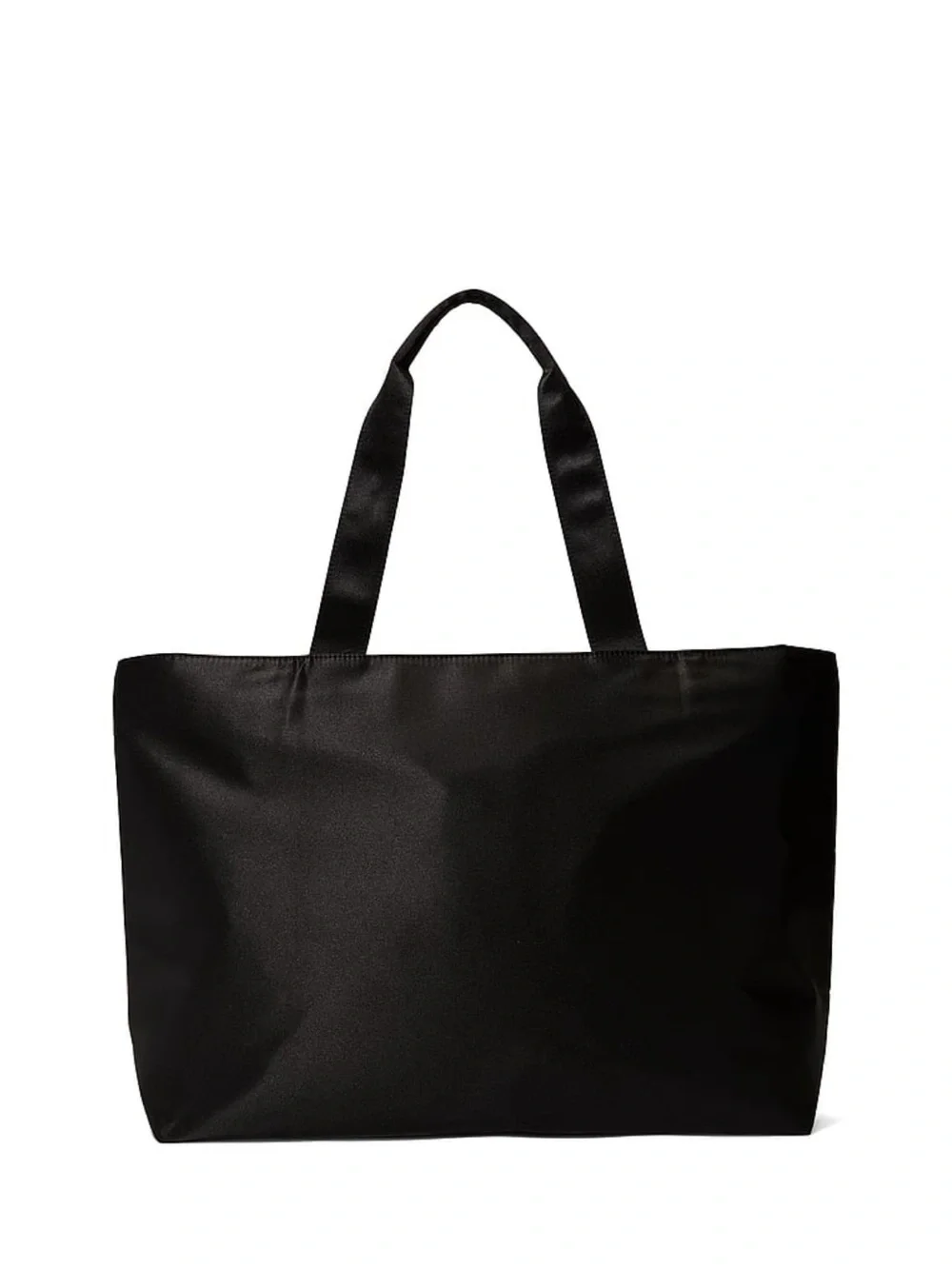 Victoria's Secret Black Tote with Gold Wing Stud Design
